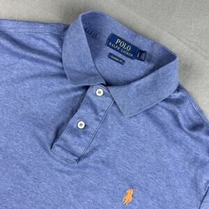 POLO Ralph Lauren Classic Fit Blue Polo Shirt Men’s Size Large